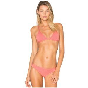 Tavik+ Jett Triangle Swim Top Textured Amalfi Camellia L 78% Nylon 22% Spandex W